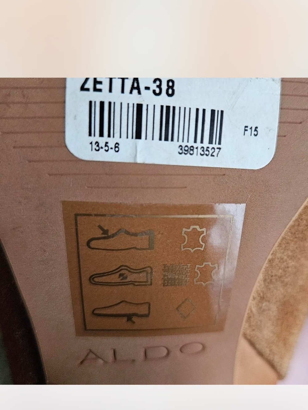 ALDO Zetta-38 Brown Suede & Leather Knee-High Block Heel Boots – EU 38 us 7/12 - Picture 2 of 7